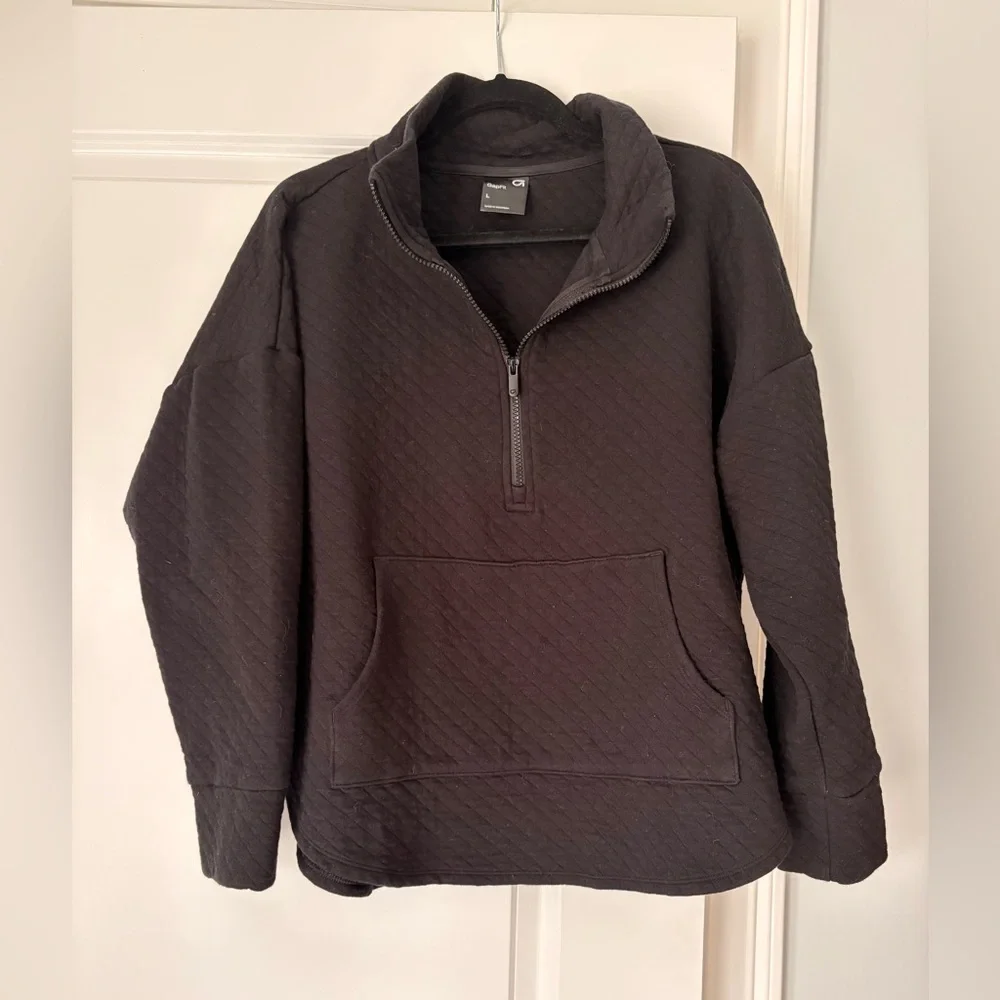 Gap Oversized Quilted Quartet-Zip Jacket - Picture 3 of 5